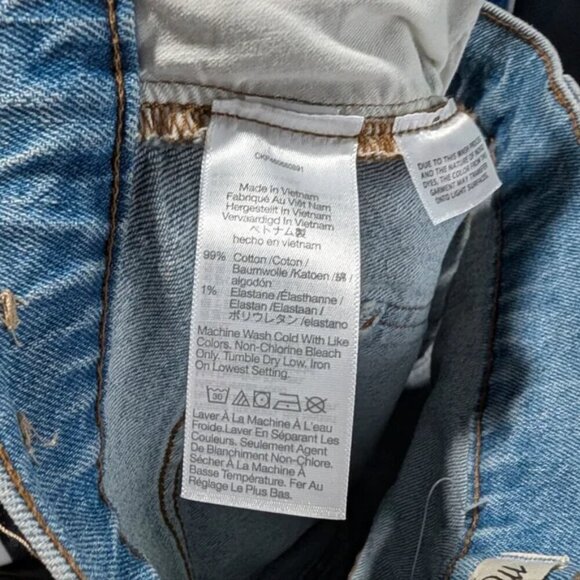 NWT Madewell | The Perfect Vintage Jean in Coney Wash: Destroyed Edition - Picture 13 of 15